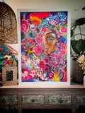 Artwork Print - Flower Face