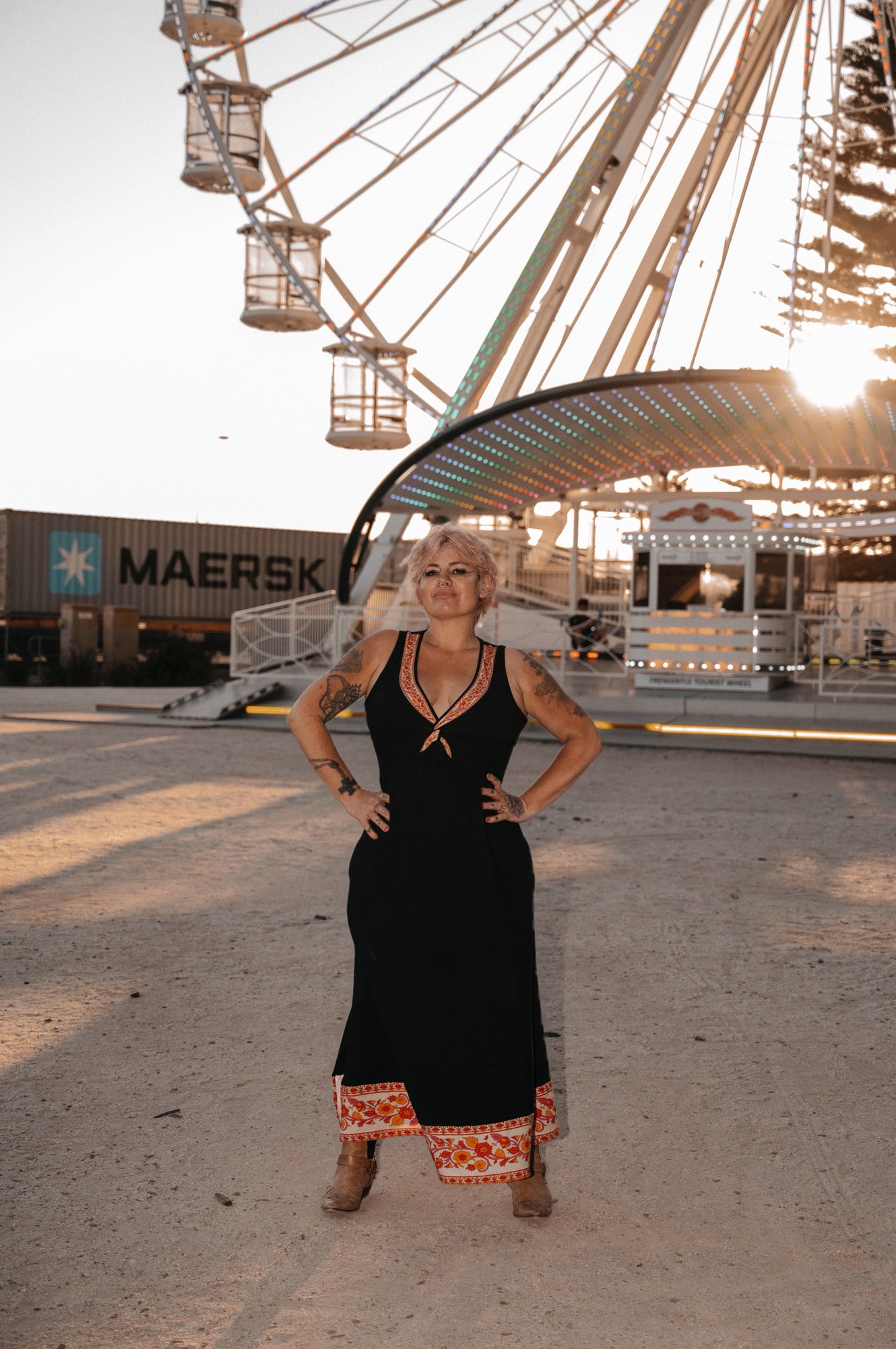 Tempers and Tides Dress - Black