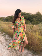 Goddess Dress - Peaches and Palms