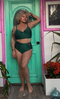 FEVER - Satin Bum Junkies Bralette - Emerald