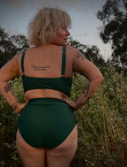 FEVER - Satin Bum Junkies Undies - Emerald