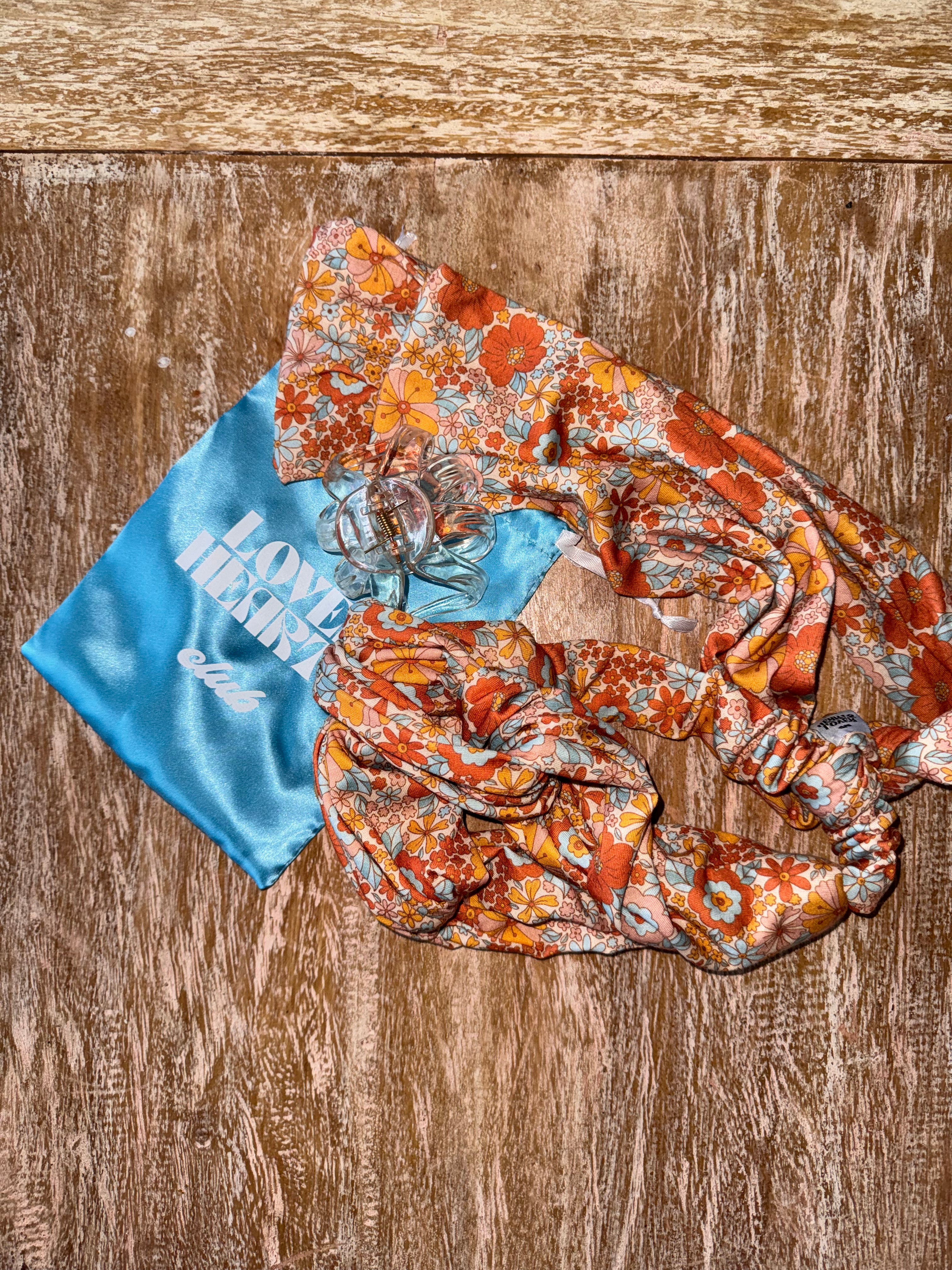 Double Knotted Headband - Vintage Flora