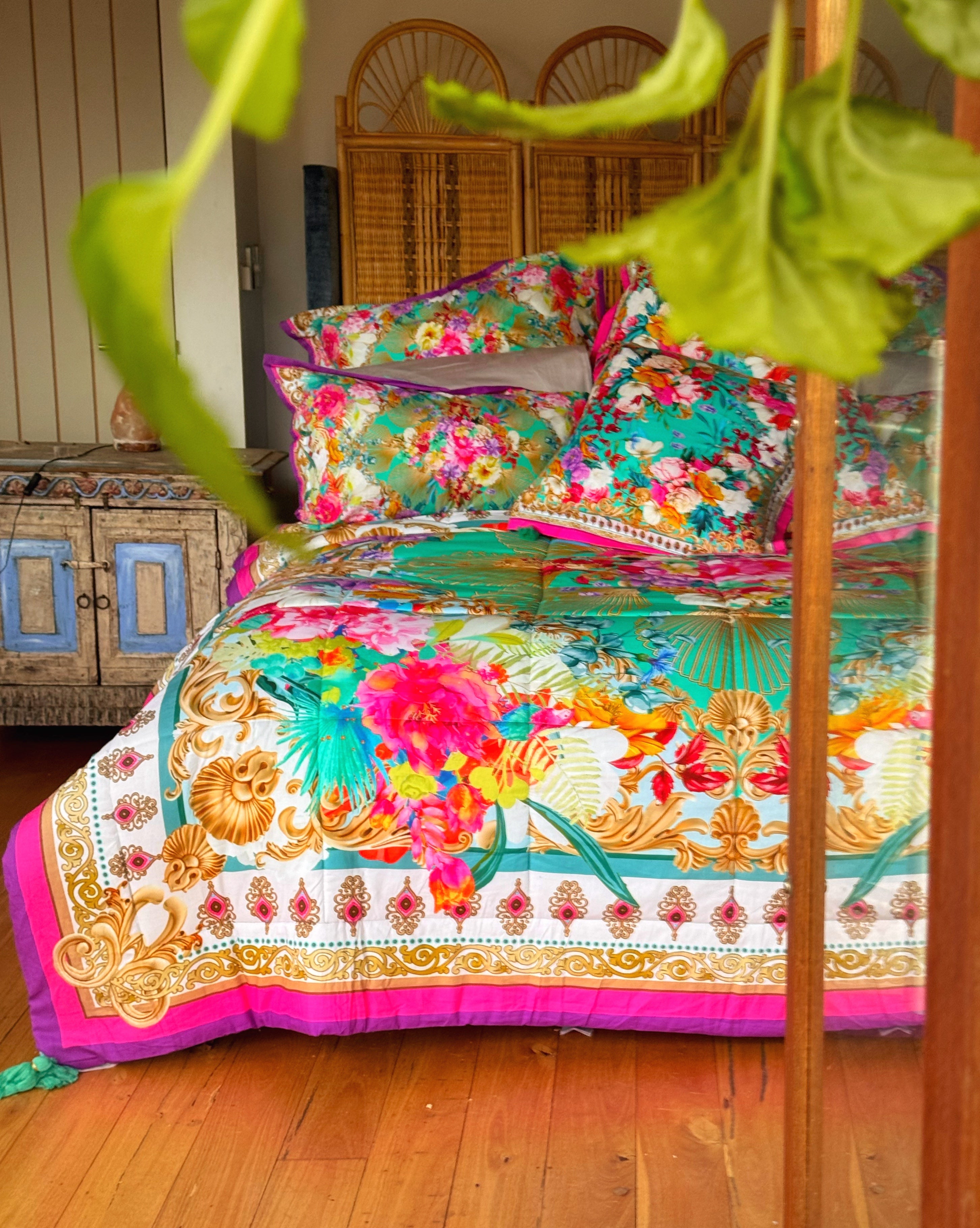Quilt Cover - Lush Lagoon