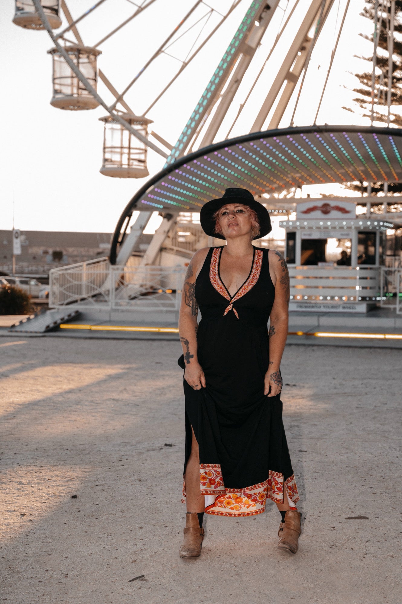 Tempers and Tides Dress - Black