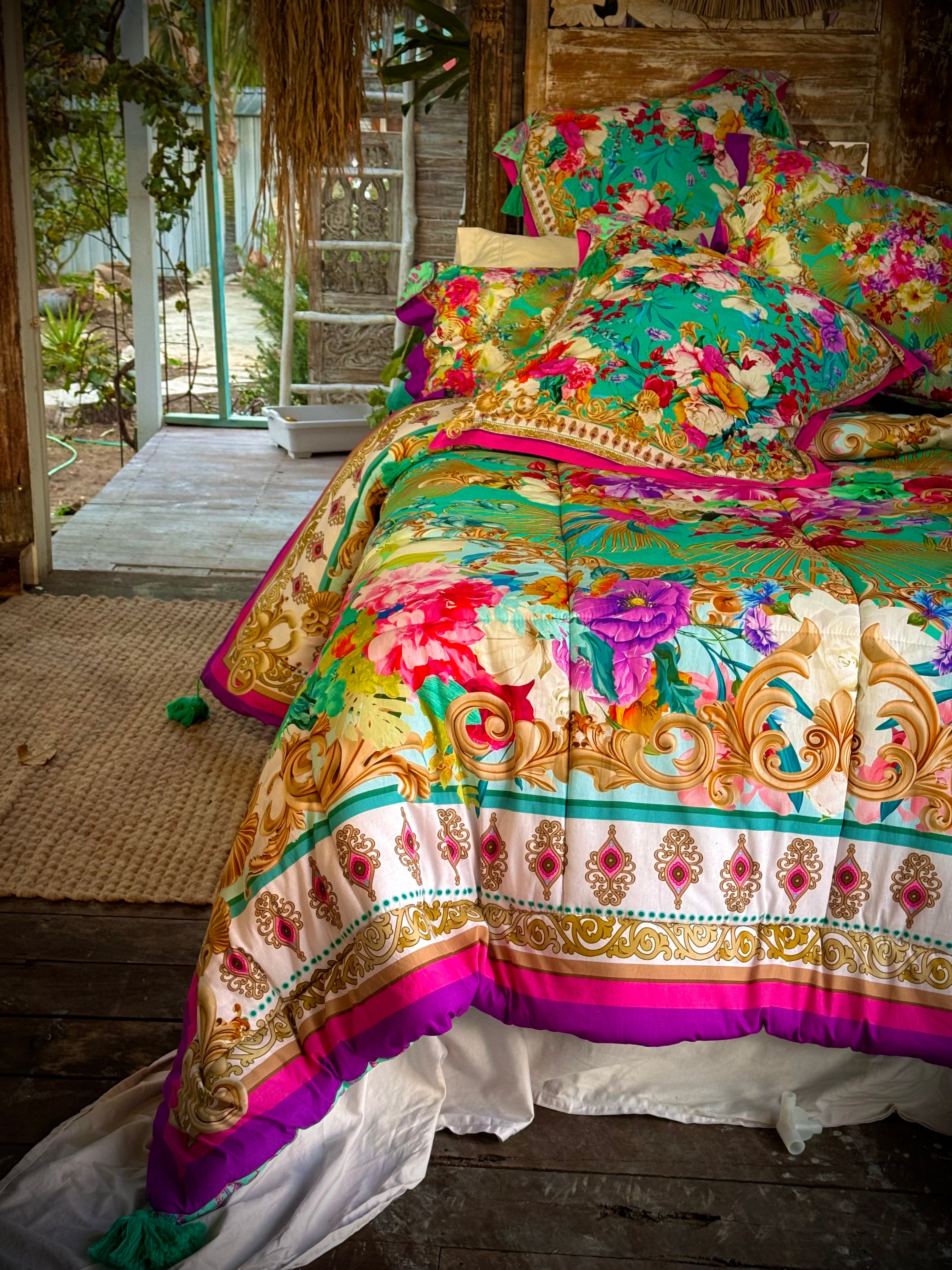 Quilt Cover - Lush Lagoon