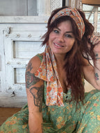 Double Knotted Headband - Vintage Flora