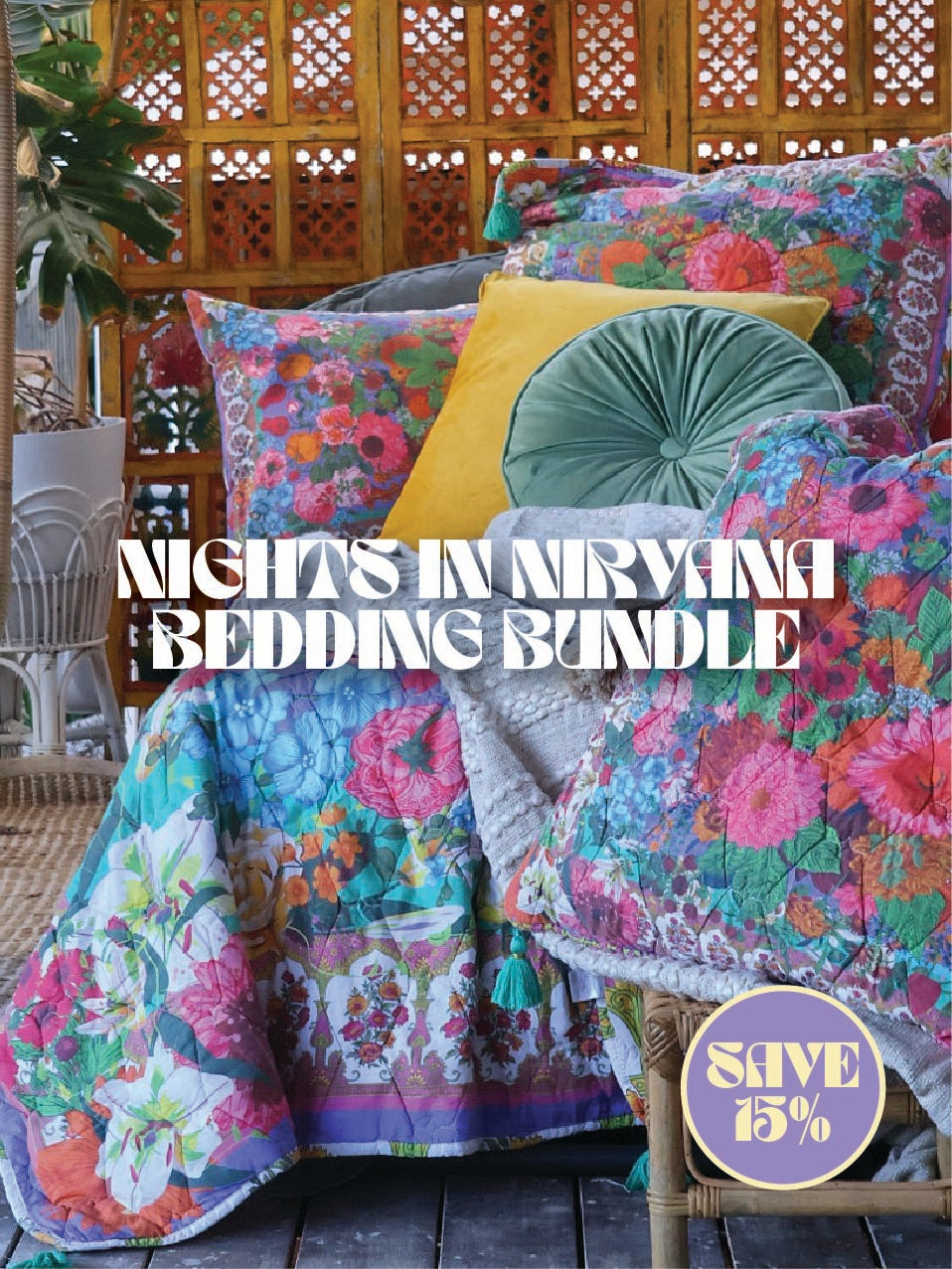 Nights In Nirvana Bedding Bundle