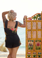 Passion and Peonies Swim Top