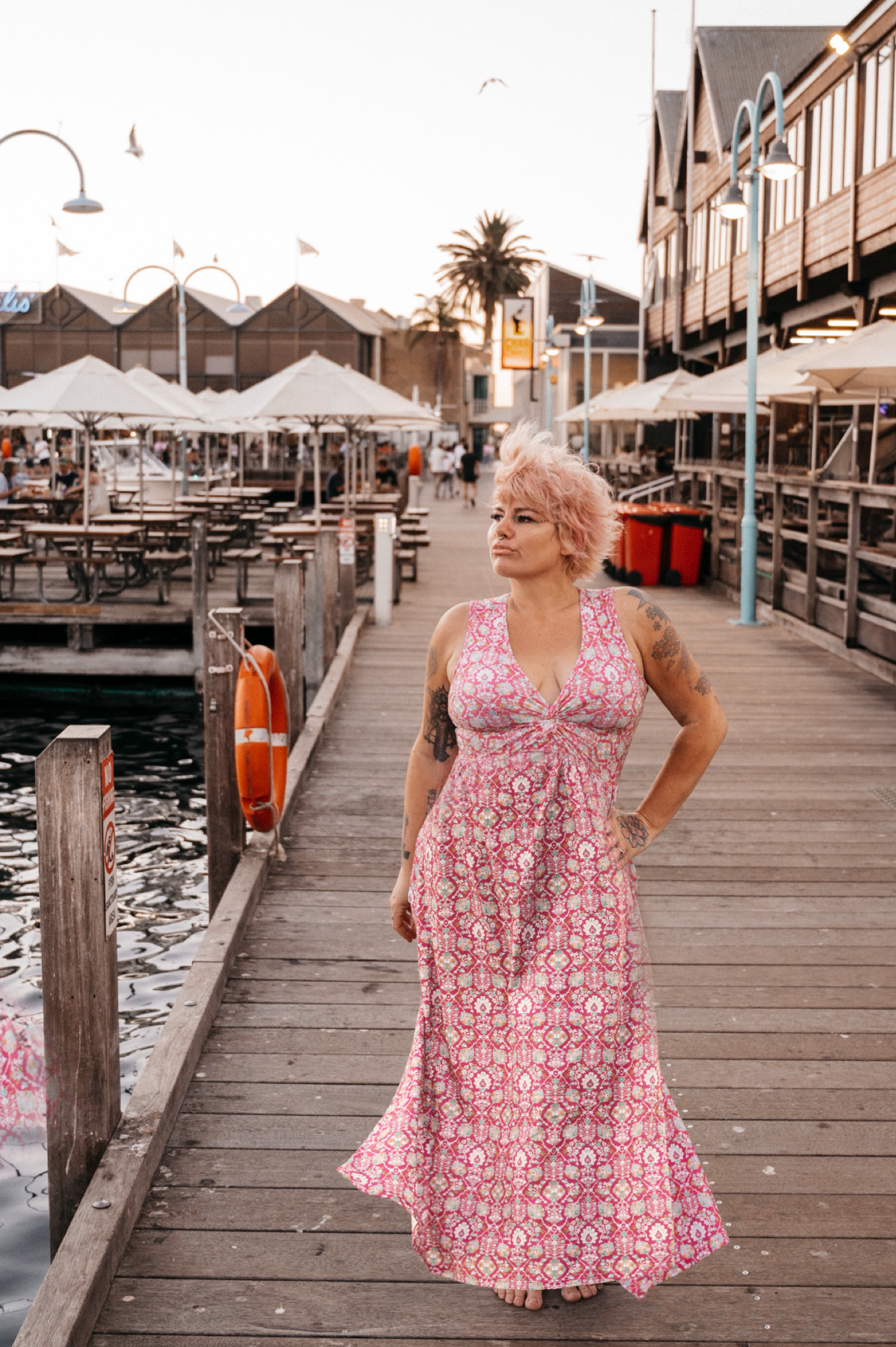 Tempers and Tides Dress - Pink