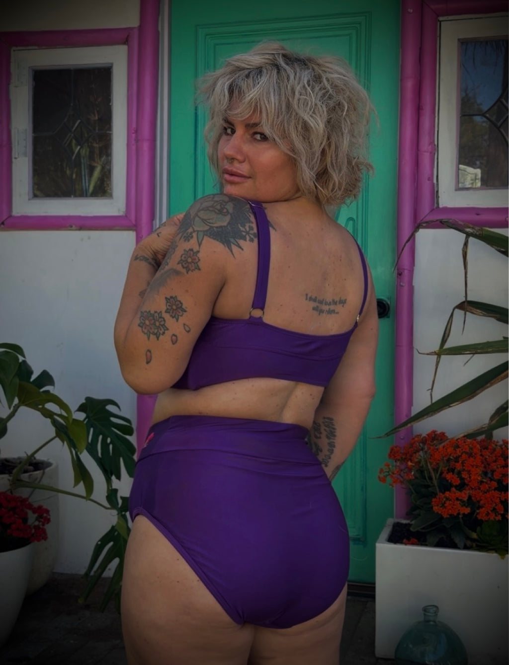 FEVER - Satin Bum Junkies Undies - Violet