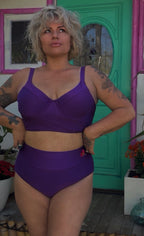FEVER - Satin Bum Junkies Undies - Violet